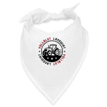 Vollblut Landwirt - Bandana - Weiß - Vorne
