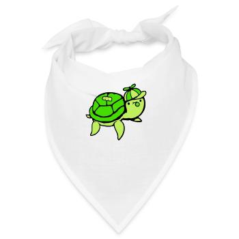 Wasserschildkröte Kind Teenager Cap Kaugummiblase - Bandana - Weiß - Vorne