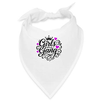 Mädchen Gang - Bandana - Weiß - Vorne