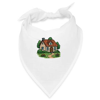 haus villa - Bandana - Weiß - Vorne