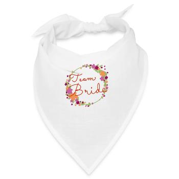 Team Bride Lesbian /Team Braut Lesbisch - Bandana - Weiß - Vorne