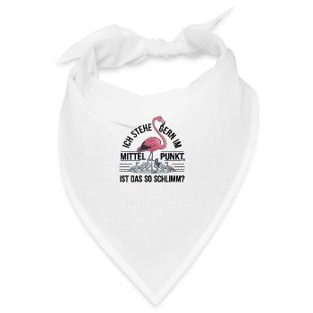 Ich bin nicht arrogant – nur Mittelpunkt! - Bandana - Weiß - Vorne
