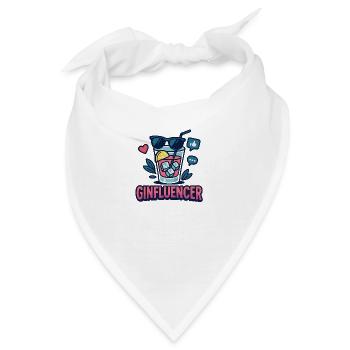 Ginfluencer - Bandana - Weiß - Vorne