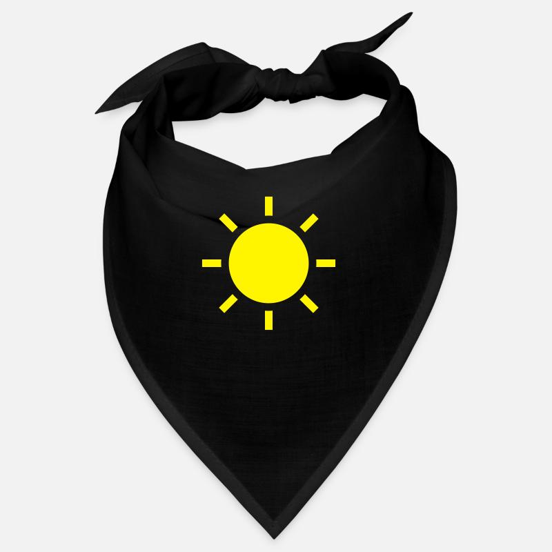 Symbole de temps - soleil Bandana