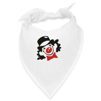 clown - Bandana - Weiß - Vorne