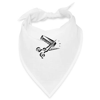 Sissors & Kamm - Bandana - Weiß - Vorne
