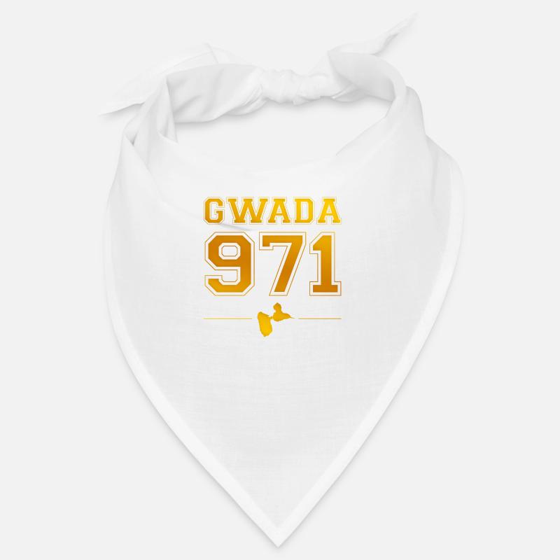 gwada_school_or - Bandana - blanc