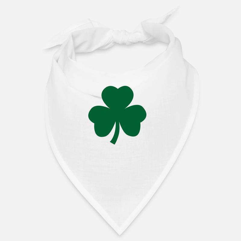 Kleeblatt - Bandana - Weiß