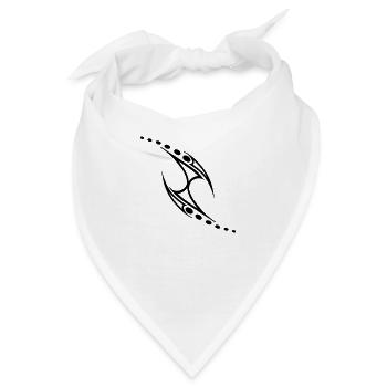 tribal - Bandana - Weiß - Vorne