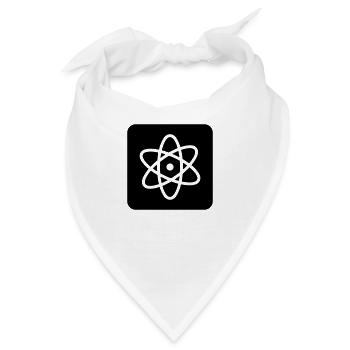 Achtung: Atomphysik - Bandana - Weiß - Vorne