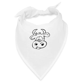 Lusdische Kuhh - Bandana - Weiß - Vorne