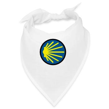 jakobsweg rund - Bandana - Weiß - Vorne