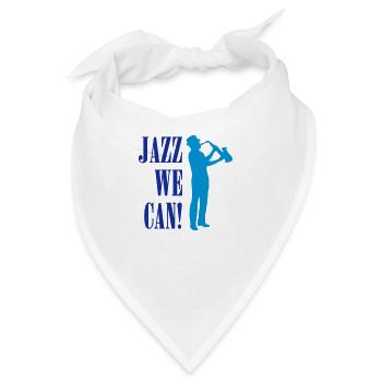 jazz_we_can_2c - Bandana - Weiß - Vorne