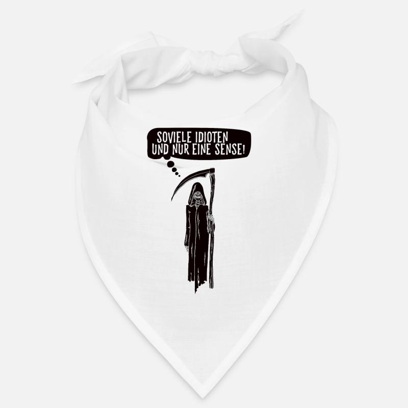 Soviele Idioten und nur eine Sense Sensenmann Bandana