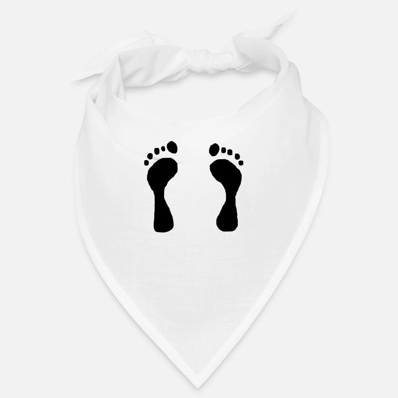* Empreintes * - Bandana - blanc