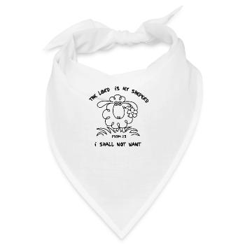 shirt1 vorne - Bandana - Weiß - Vorne