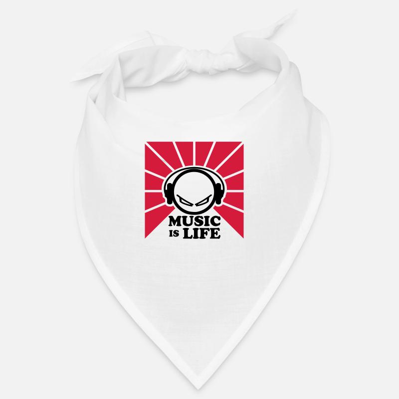 dj - Bandana - blanc