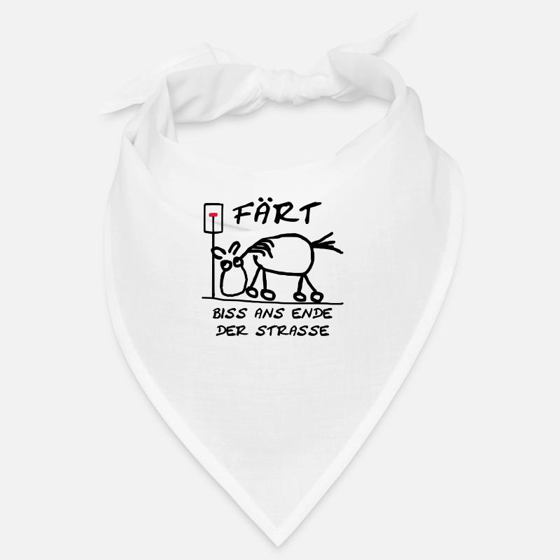 Färt Biss ans Ende der St - Bandana - Weiß