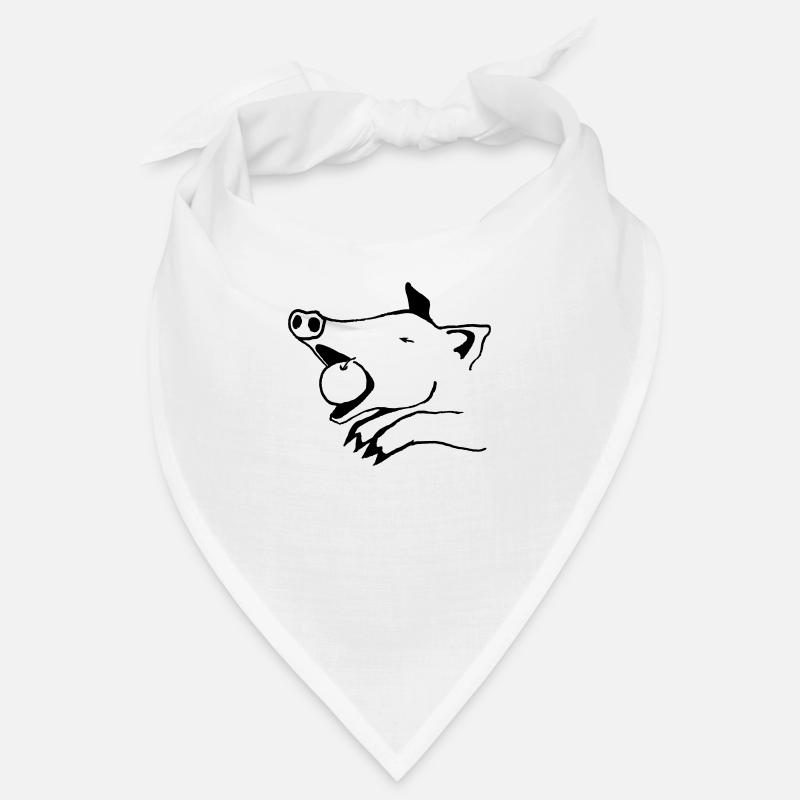 Spanferkel - Bandana - Weiß