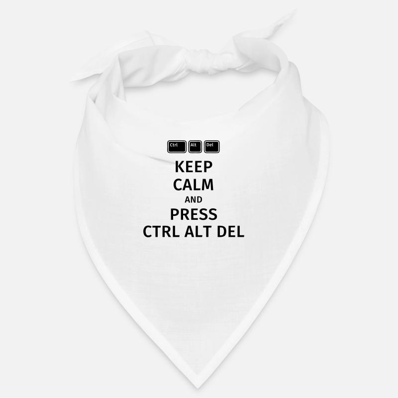 keep calm and press ctrl alt del Bandana