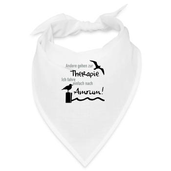 Therapie Amrum - Bandana - Weiß - Vorne