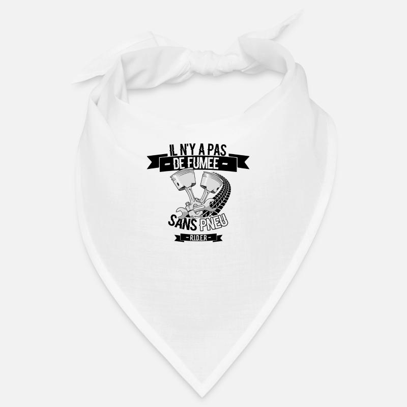 fumee sans pneu - Bandana - blanc