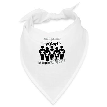 Therapie Chor - Bandana - Weiß - Vorne