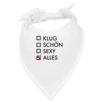 sexy - Bandana - Weiß - Vorne