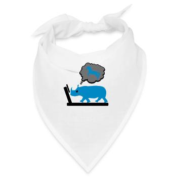 Fitness - Bandana - Weiß - Vorne