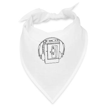 WALKMAN Tragbarer Kassettenrekorder - Bandana - Weiß - Vorne