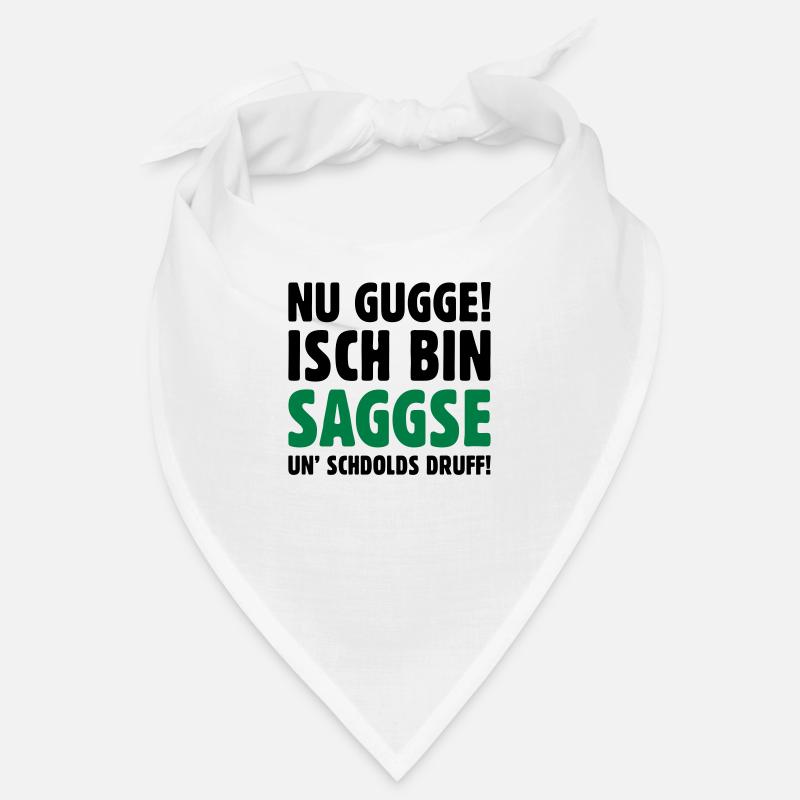 Nu gugge! Isch bin Saggse un’ schdolds druff! Bandana