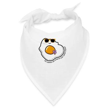 Spiegelei - Bandana - Weiß - Vorne