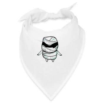 halloween Mumie - Bandana - Weiß - Vorne