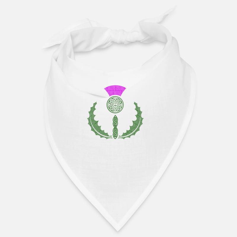 Celtic Knotwork Thistle Bandana