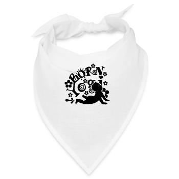 Born Yogi Baby (1c) - Bandana - Weiß - Vorne