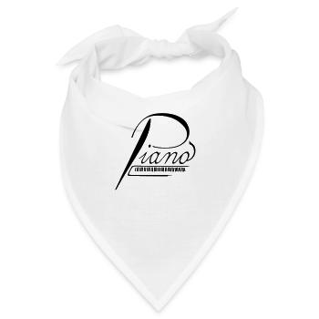 Piano - Bandana - Weiß - Vorne