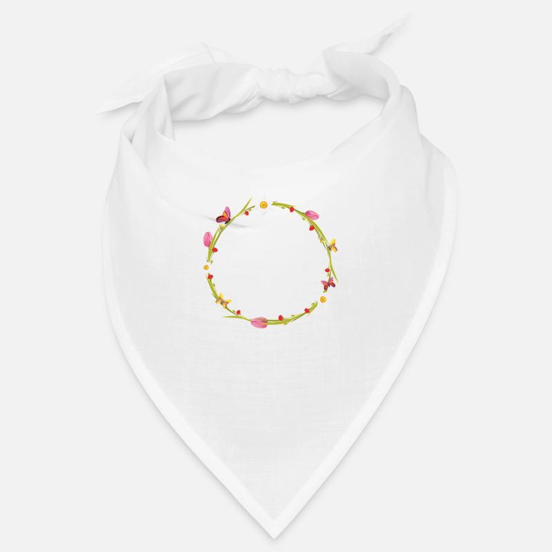 Spring wreath Bandana