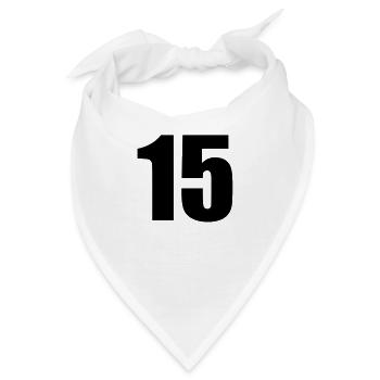 15 - Bandana - Weiß - Vorne