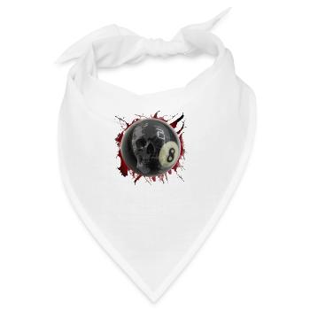 achten von Custom - Bandana - Weiß - Vorne