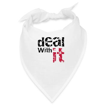 deal with it - Bandana - Weiß - Vorne