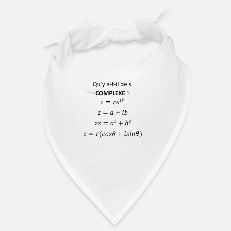 Nombres complexes - Bandana - blanc