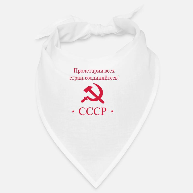 CCCP URSS USSR - Bandana - blanc