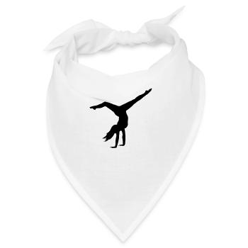 Turnen Handstand - Bandana - Weiß - Vorne
