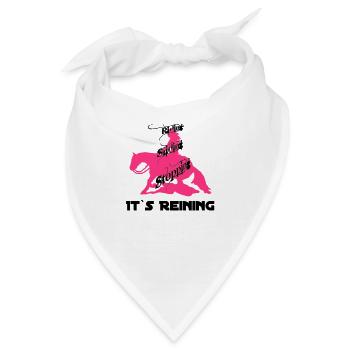 riding_sliding_stopping - Bandana - Weiß - Vorne
