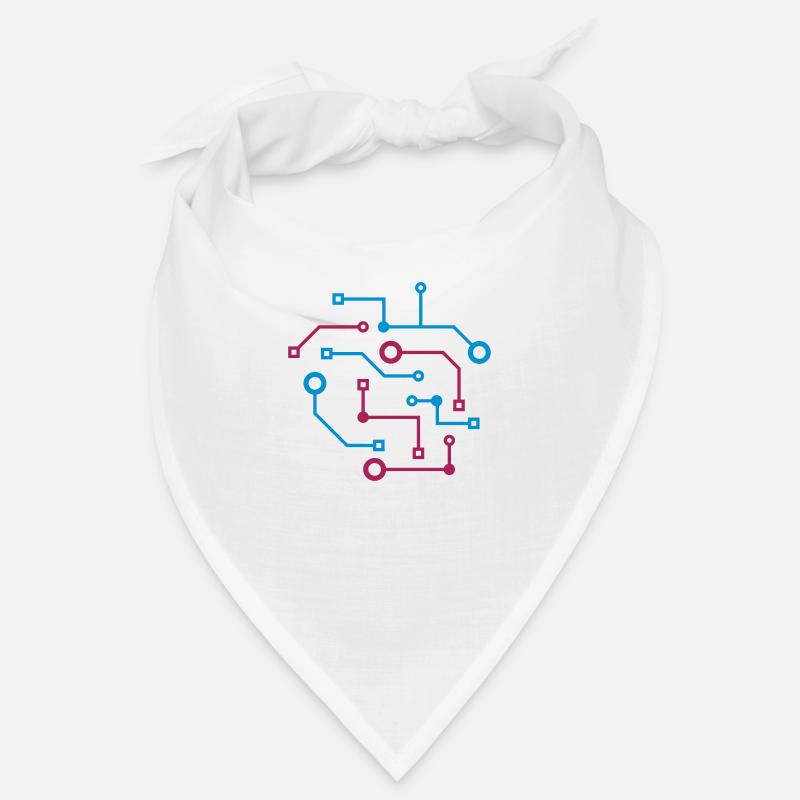 Computer Nerd CPU Data Circuit Electrical Bandana
