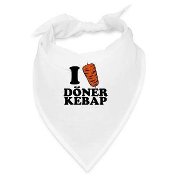 Döner - Bandana - Weiß - Vorne
