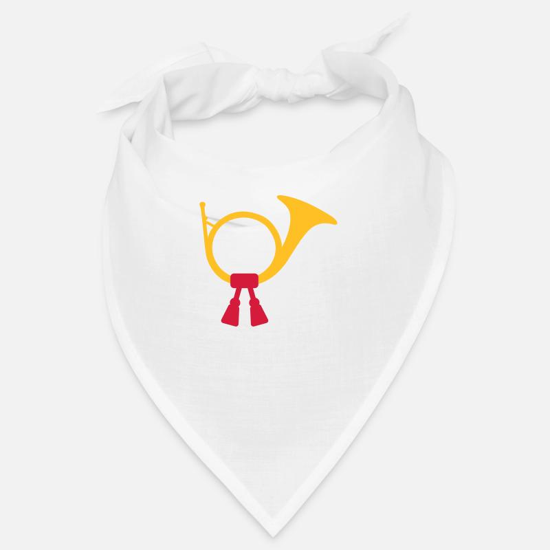 Post horn bugle Bandana