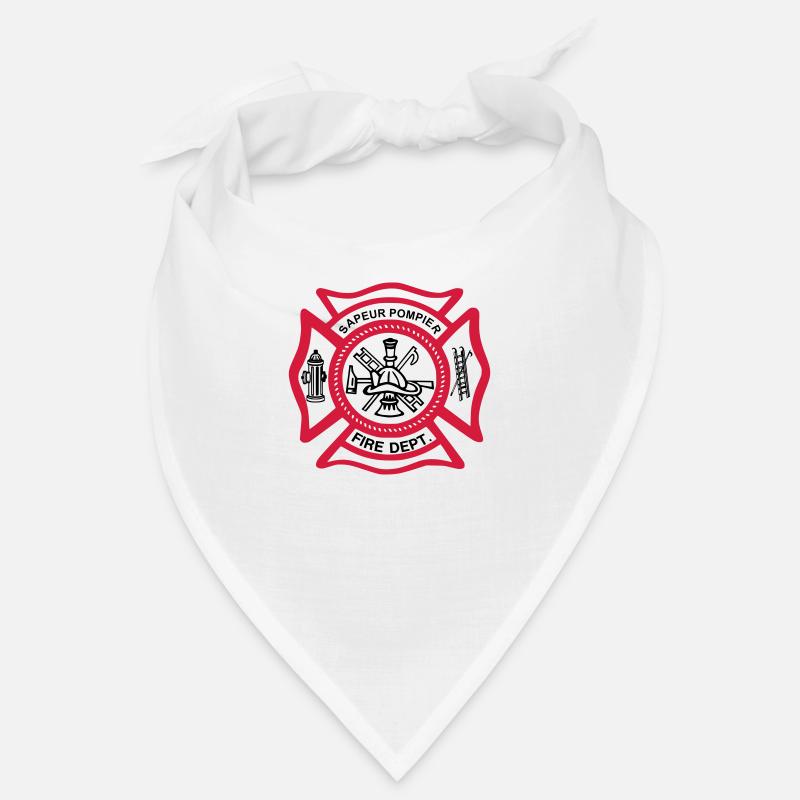 Schild Feuerwehrmann Bandana