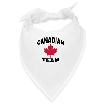 Kanadische Team - Bandana - Weiß - Vorne