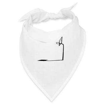 schatten basketball netz stange basketballkorb coo - Bandana - Weiß - Vorne